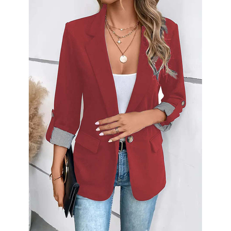 Open-Front Casual Blazer
