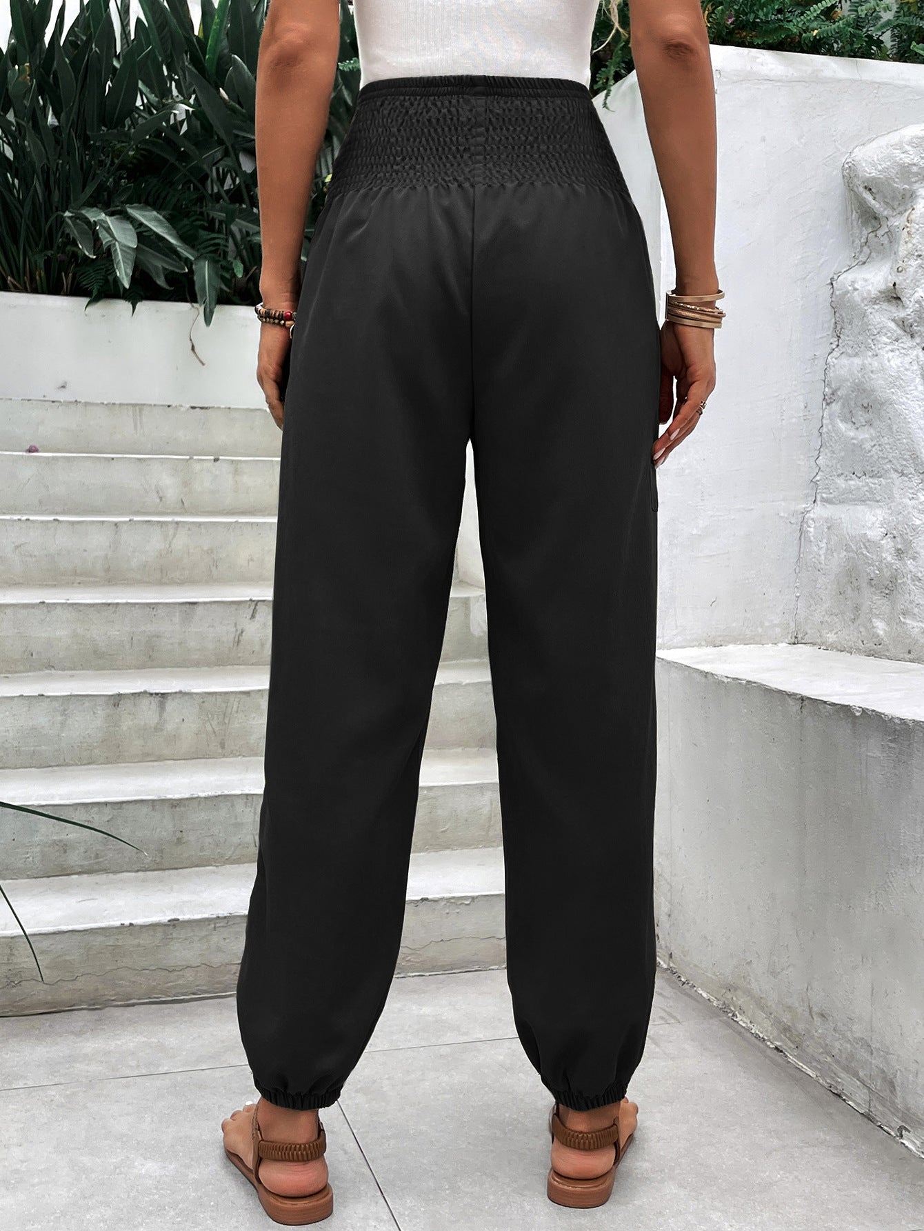 High-Waisted Wide-Leg Pants