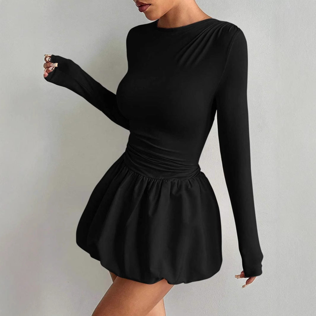 Tulip Hem Casual Skirt