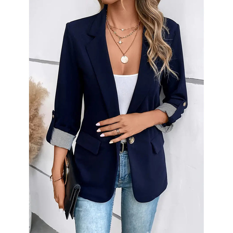 Open-Front Casual Blazer