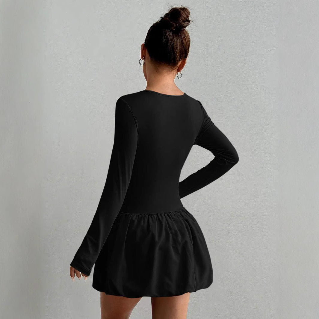 Tulip Hem Casual Skirt