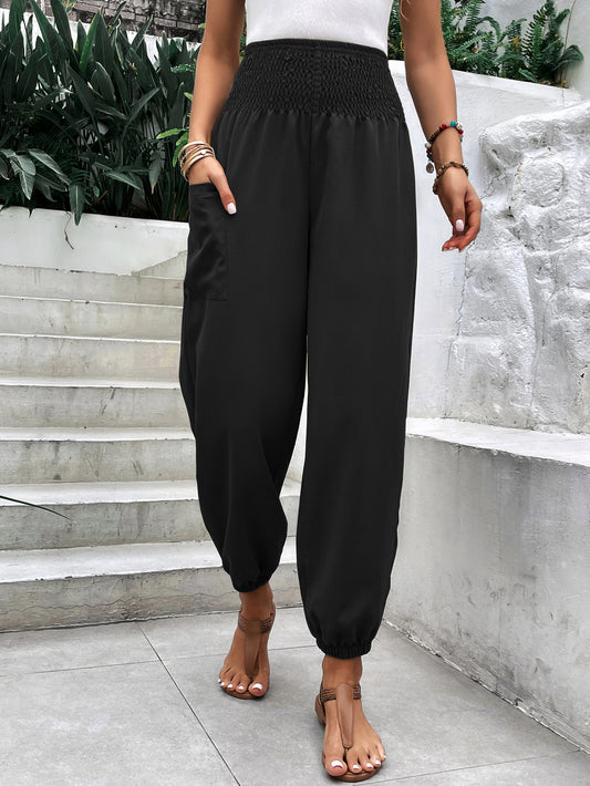 High-Waisted Wide-Leg Pants