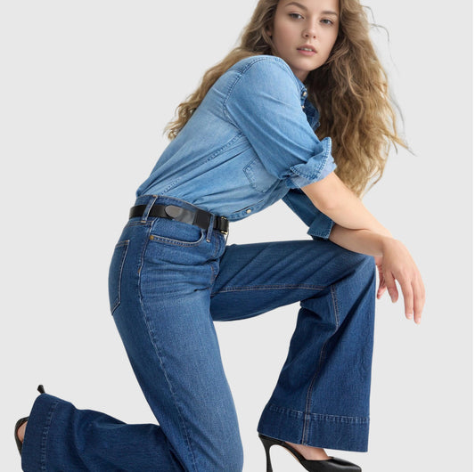 Fashion Loose Elastic Jeans
