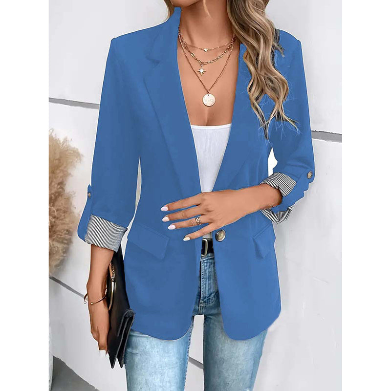 Open-Front Casual Blazer